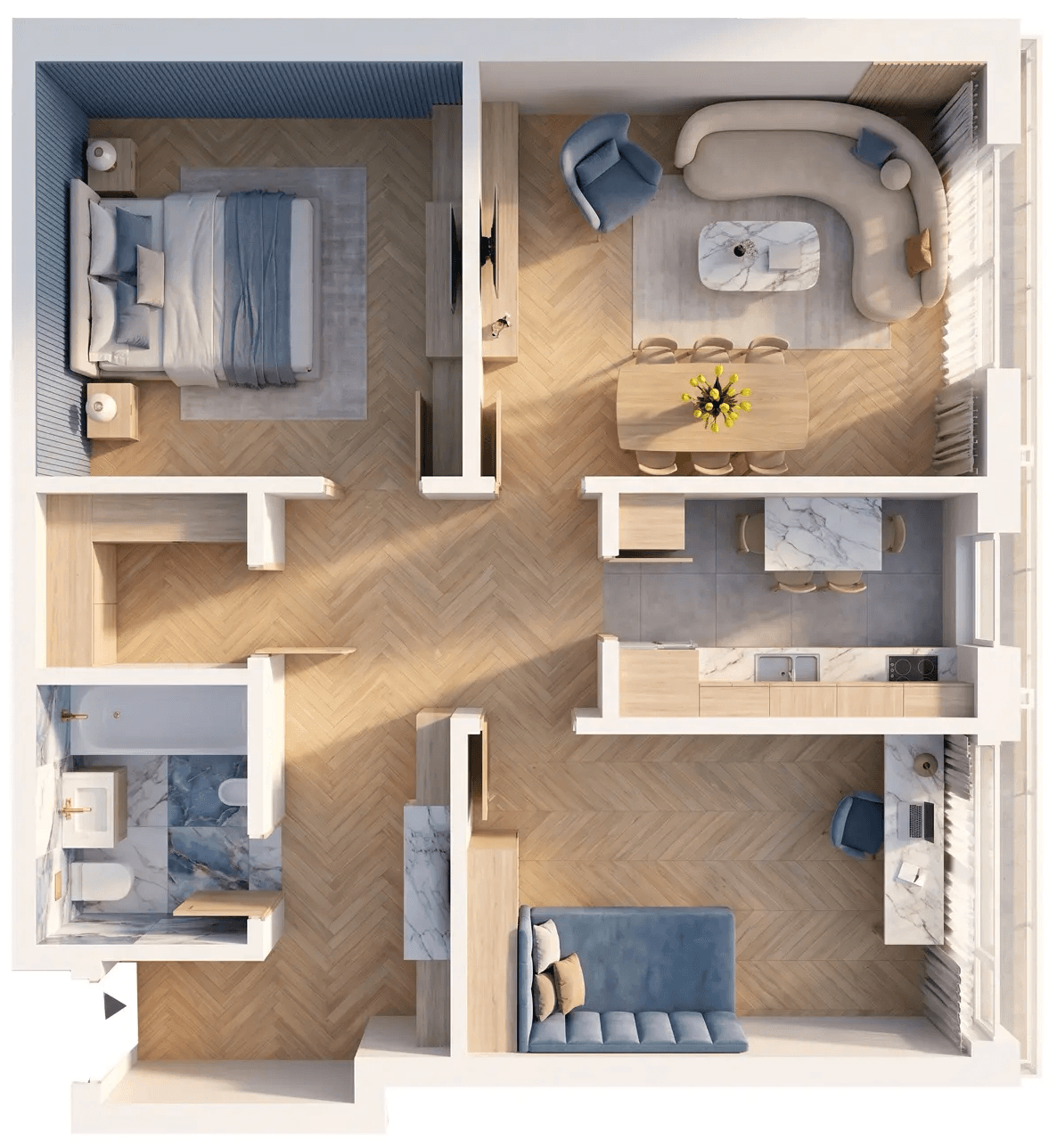 3 camere